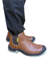 Load image into Gallery viewer, Men&#39;s Aviator Workwear Safety Shoes, Professional Steel Toe &amp; Puncture Proof with Air Cushioned &amp; Non Slip Sole - Breathable Shock-Absorbing
