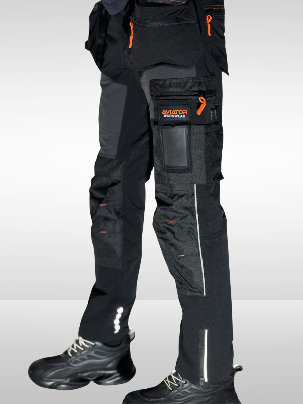 Aviator New Slim Fit Waterproof Work x1 Trousers - 4-Way Stretch Nylon Fabric Trousers for All-Day Comfort & Performance