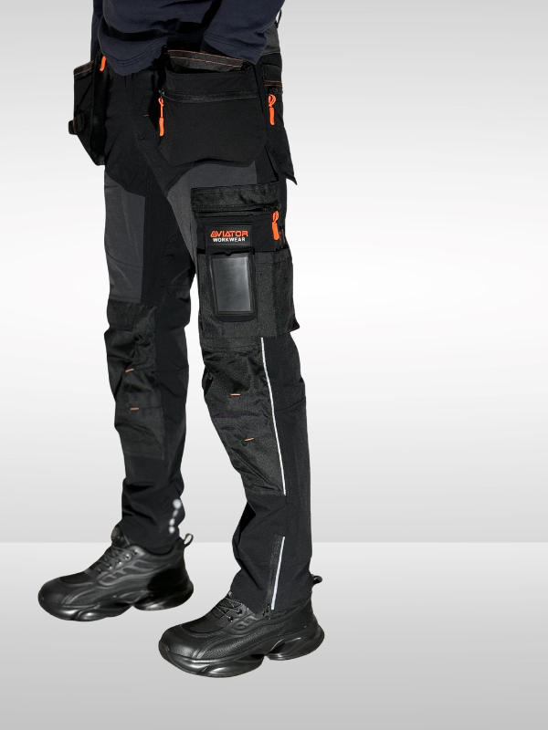 Aviator New Slim Fit Waterproof Work x1 Trousers - 4-Way Stretch Nylon Fabric Trousers for All-Day Comfort & Performance