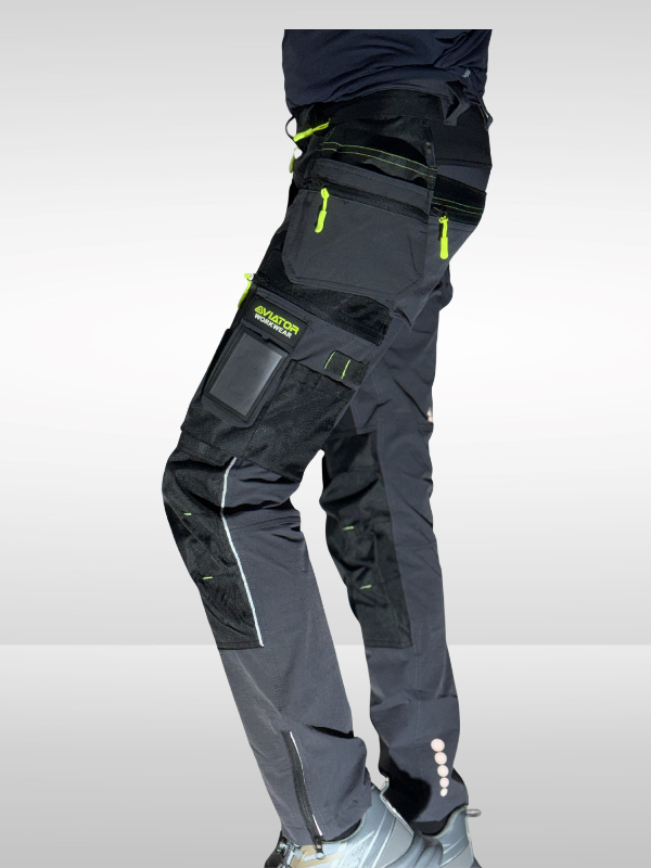 Aviator New Slim Fit Waterproof Work x1 Trousers - 4-Way Stretch Nylon Fabric Trousers for All-Day Comfort & Performance