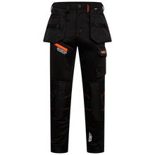Load image into Gallery viewer, Professional Tactical Threads Strategic Men&#39;s Polyester cargo Workwear Trousers - Black
