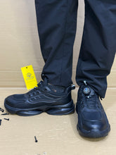 Load image into Gallery viewer, Men&#39;s Aviator Workwear Safety Shoes, Professional Steel Toe &amp; Puncture Proof with Air Cushioned &amp; Non Slip Sole - Breathable Shock-Absorbing Black and Grey
