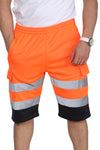 Hi Vis Shorts Work Wear Cargo Reflective