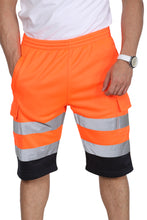 Load image into Gallery viewer, Hi Vis Shorts Work Wear Cargo Reflective
