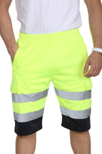 Hi Vis Shorts Work Wear Cargo Reflective