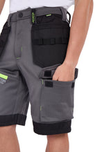 Load image into Gallery viewer, Professional Tactical Threads Strategic Men&#39;s Polyester cargo Workwear Short- Black
