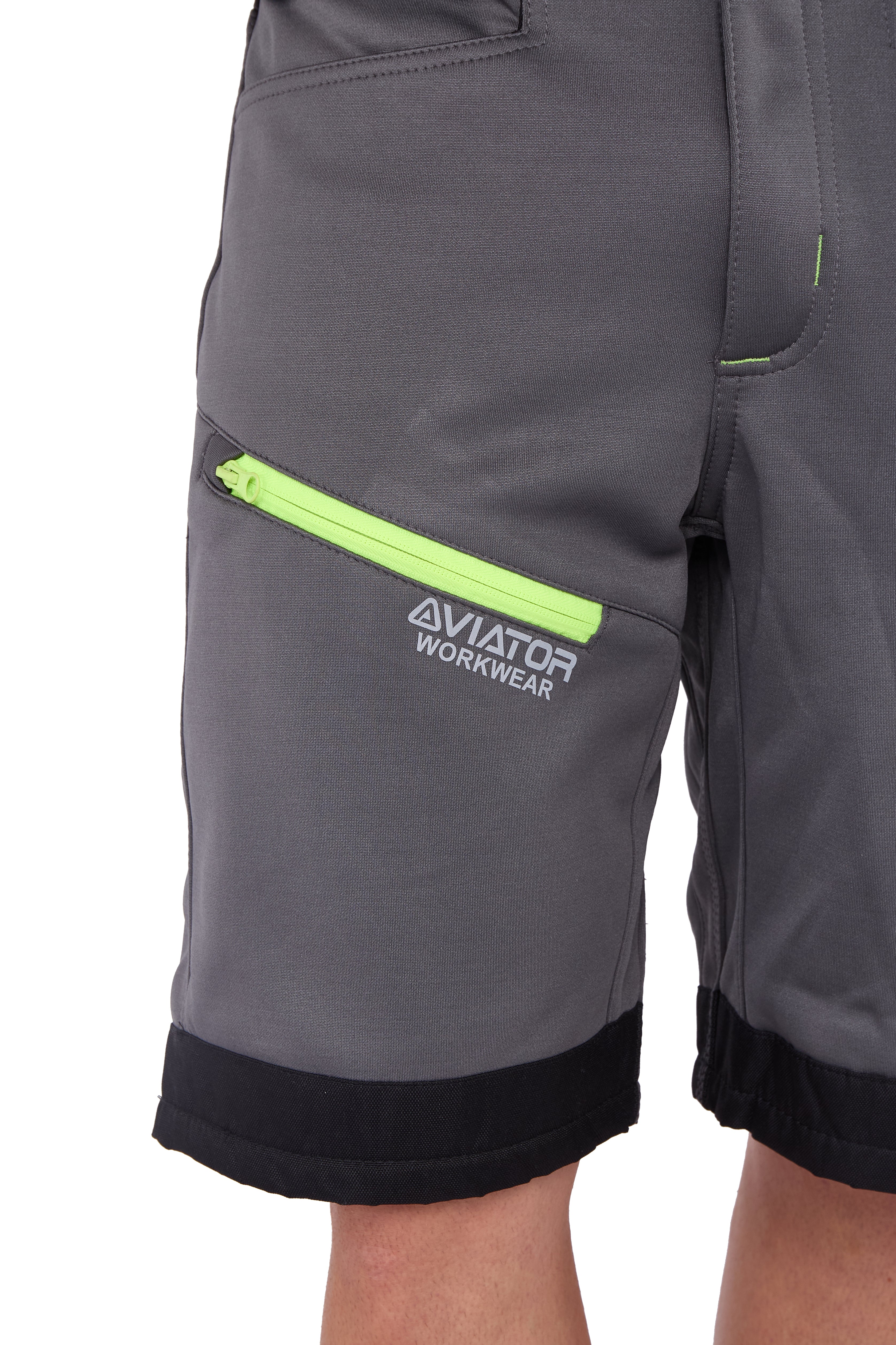 Professional Tactical Threads Strategic Men's Polyester cargo Workwear Short- Black