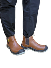 Load image into Gallery viewer, Men&#39;s Aviator Workwear Safety Shoes, Professional Steel Toe &amp; Puncture Proof with Air Cushioned &amp; Non Slip Sole - Breathable Shock-Absorbing
