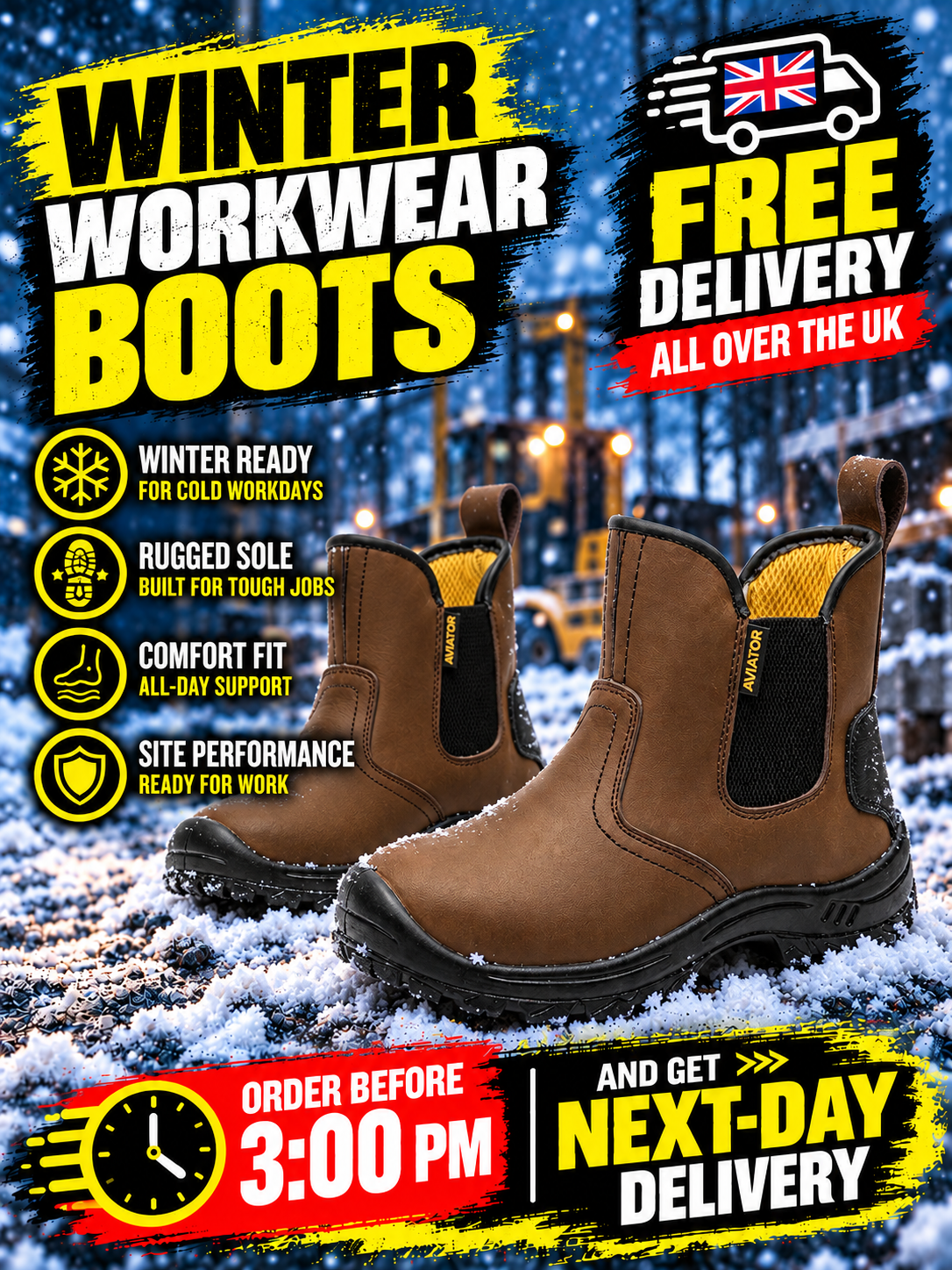 AV-1024 Composite Toe Work Shoes
