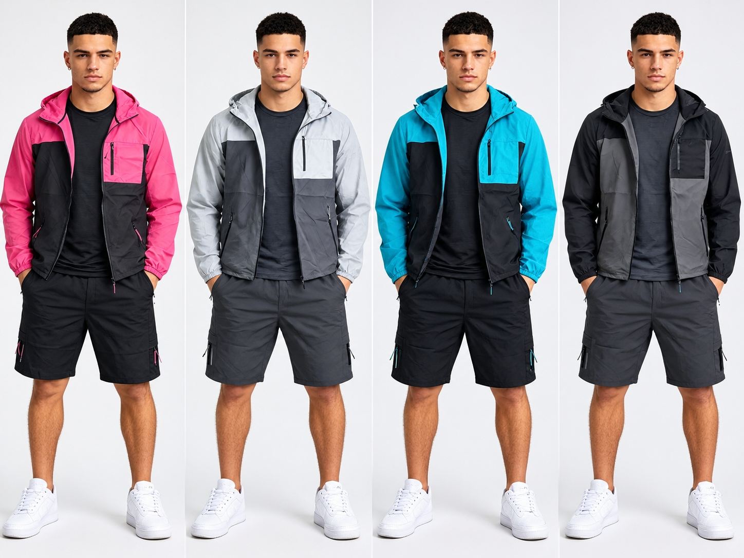 Mens 3 pack short set