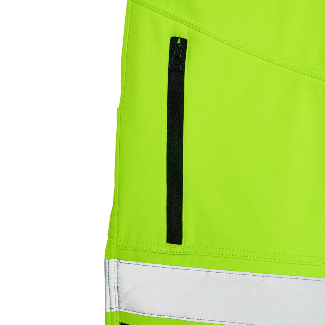 Hi Vis Waterproof Work Trousers – Men’s Softshell Cargo Workwear