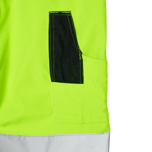 Load image into Gallery viewer, Men&#39;s Hi Vis Waterproof Softshell Workwear Trouser - Yellow
