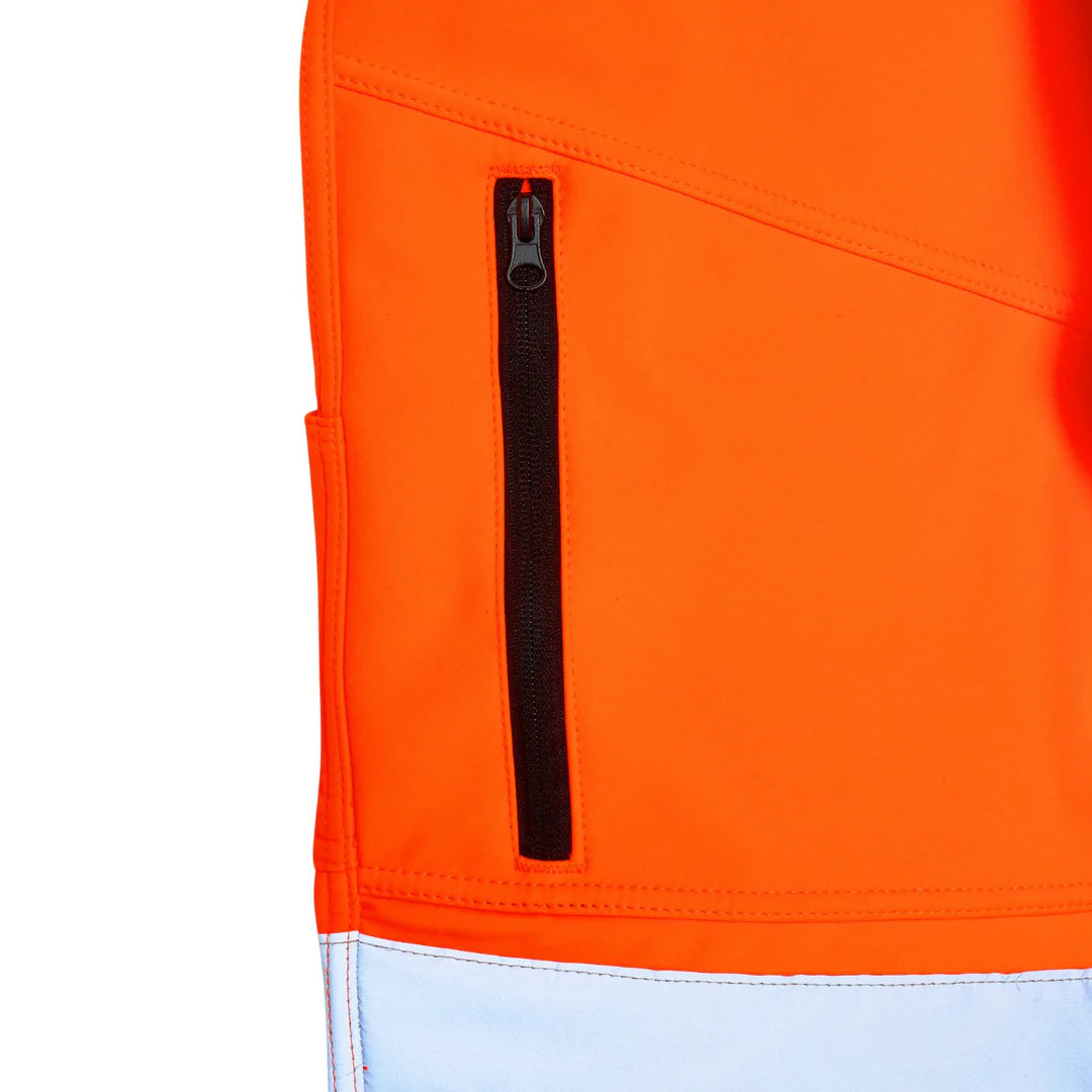 Mens Hi Vis Work Trousers – Waterproof Softshell Slim Fit