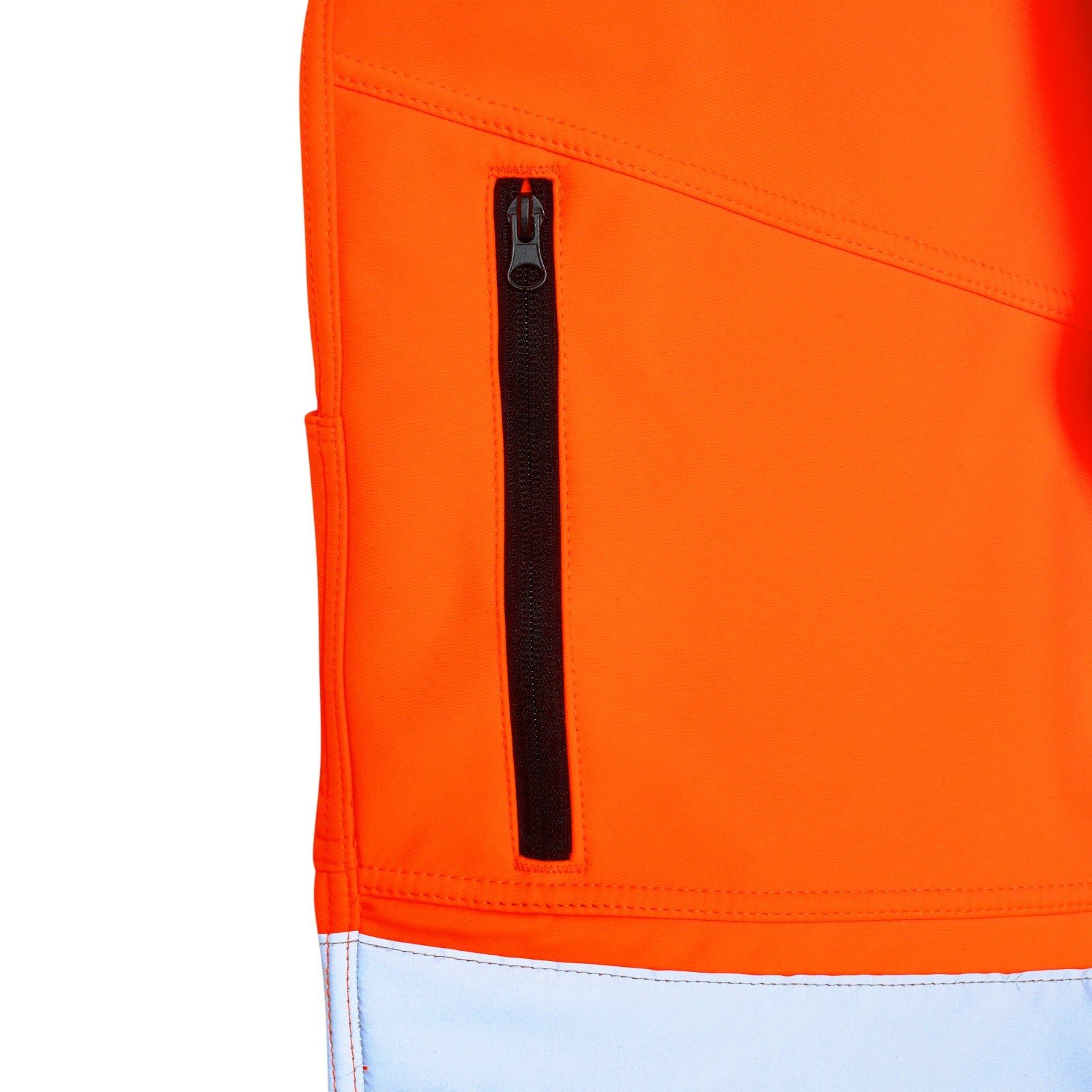 Hi Vis Waterproof Work Trousers – Men’s Softshell Cargo Workwear