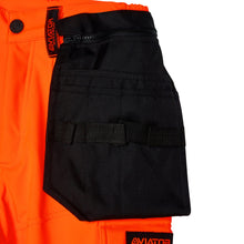 Load image into Gallery viewer, Men&#39;s Hi vis Waterproof Softshell cargo Workwear Trousers - Orange
