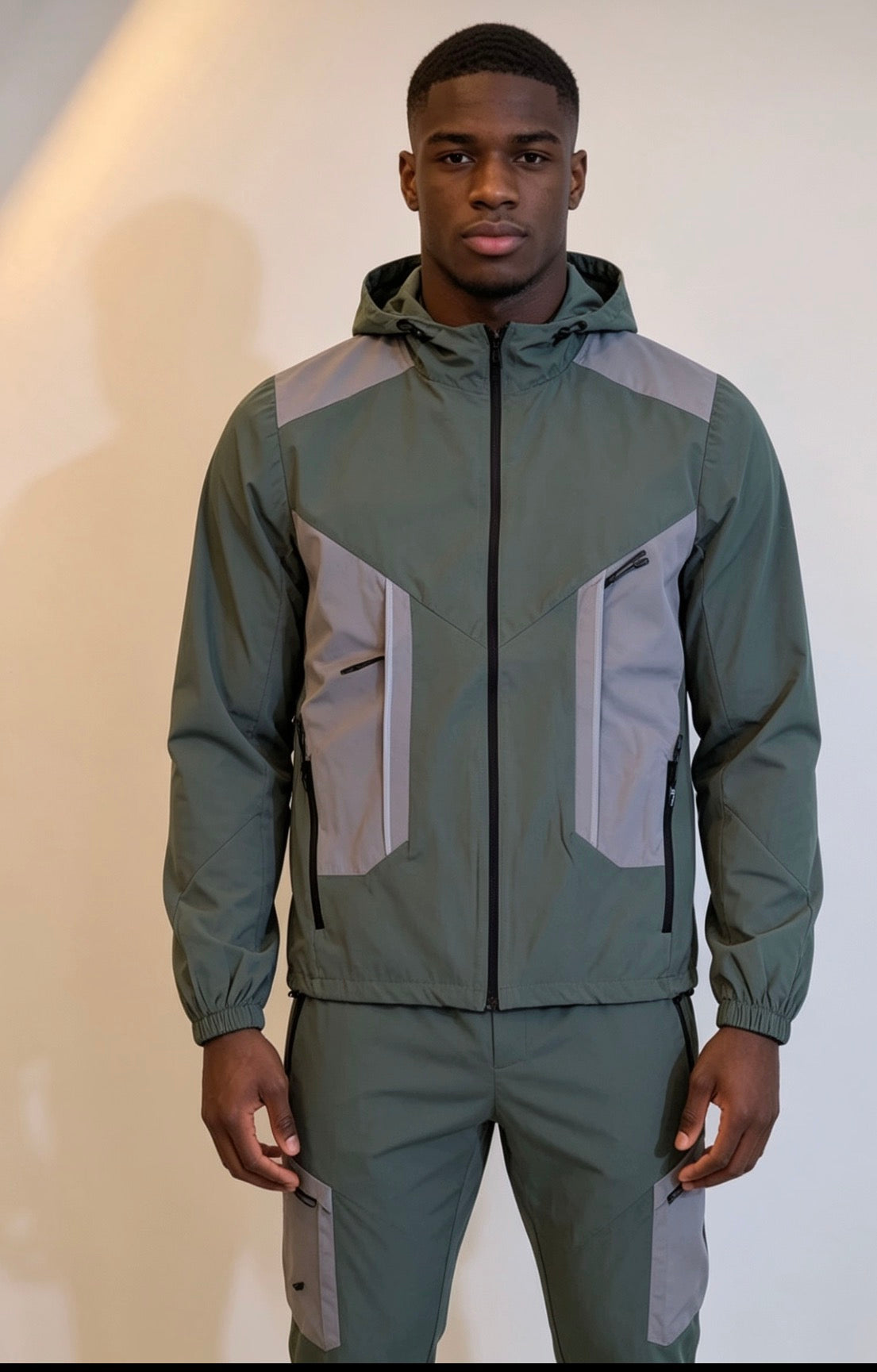 Mens Tracksuit nylon track suit in 4 colour
