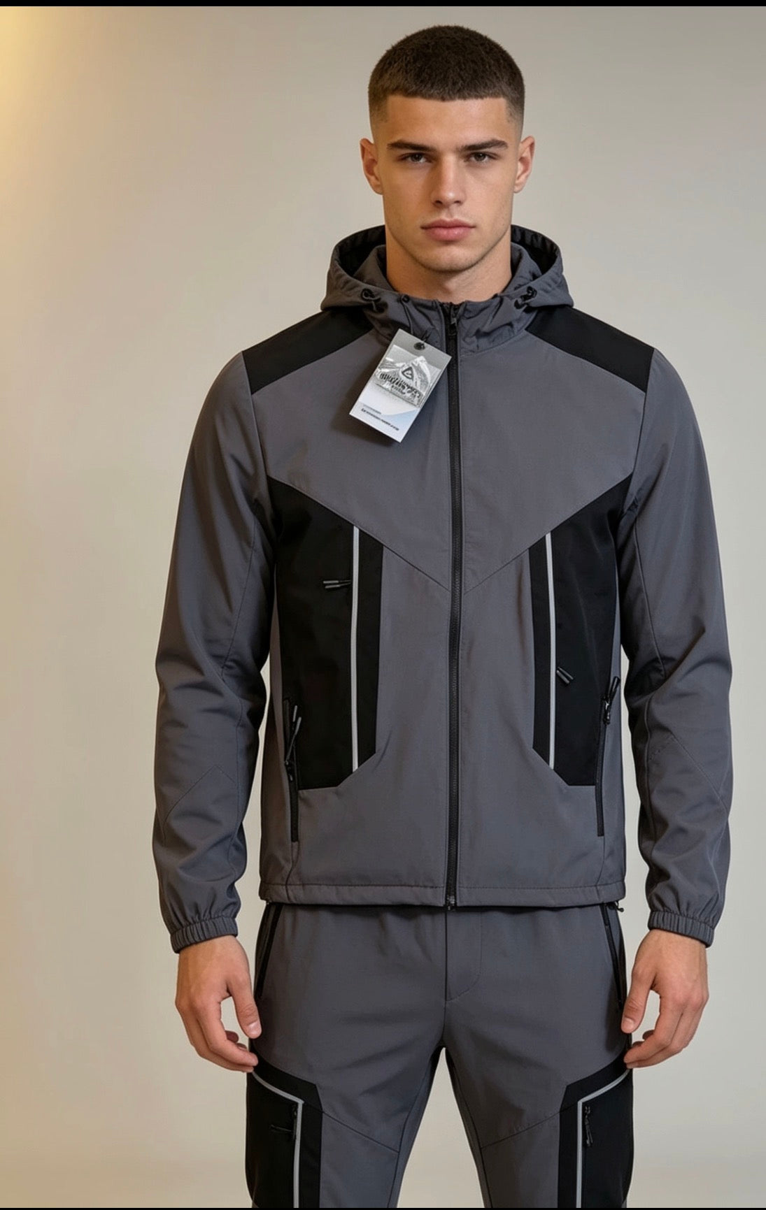 Mens Tracksuit nylon track suit in 4 colour