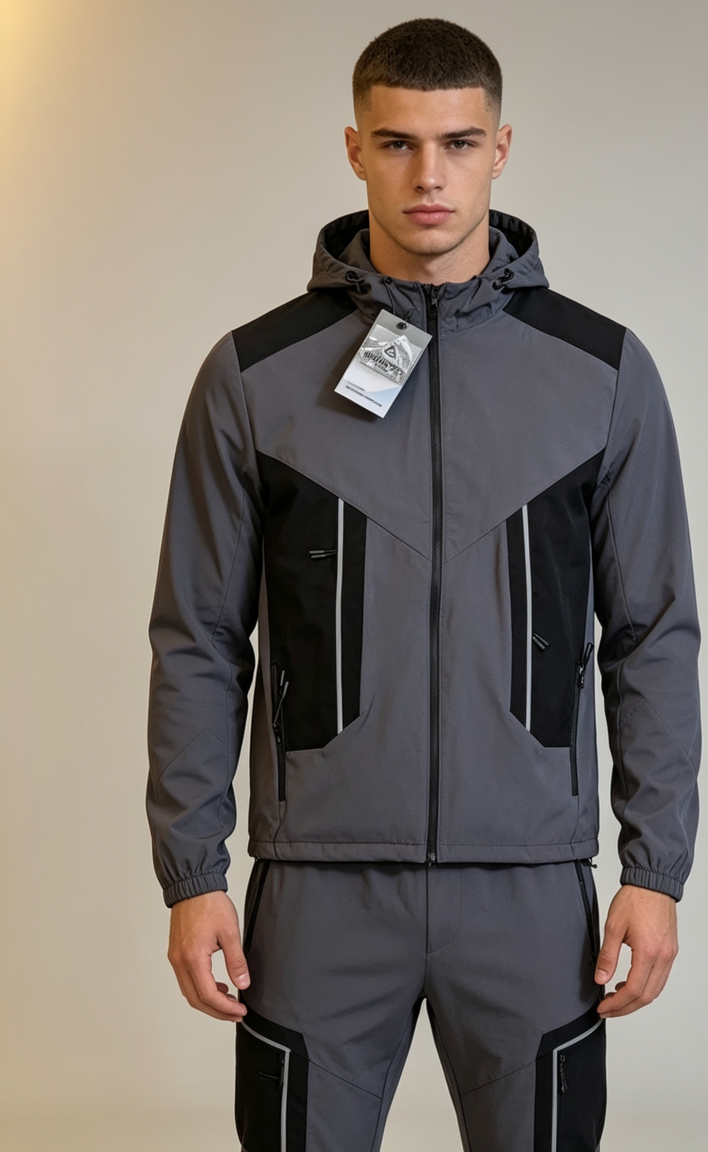 Mens Tracksuit nylon track suit in 4 colour