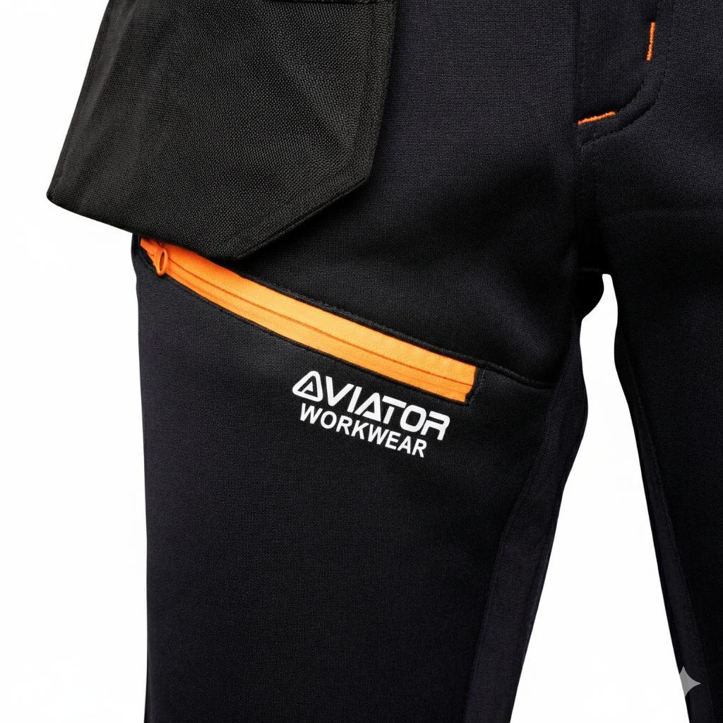 Mens Waterproof Work Trousers – Softshell Cargo Design with Holster Pockets