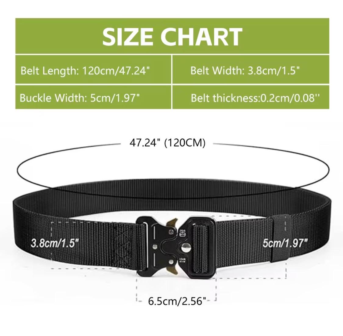Mens nylon Belt The Belt body is woven of  Nylon Comfortable and Breathable