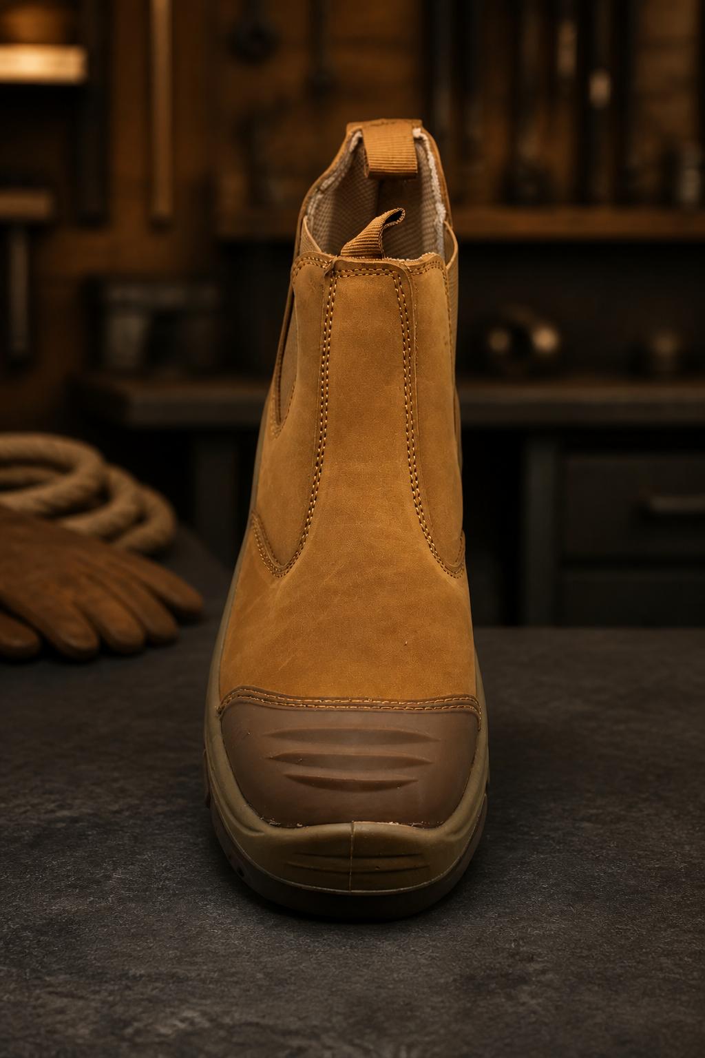Men’s Composite Toe Safety Chelsea Boots – Style 1124