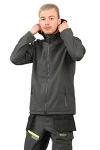 Load image into Gallery viewer, Men&#39;s Waterproof  Softshell Jackets Removeable Hoodie with Zip Pockets

