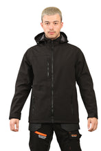 Load image into Gallery viewer, Men&#39;s Waterproof  Softshell Jackets Removeable Hoodie with Zip Pockets
