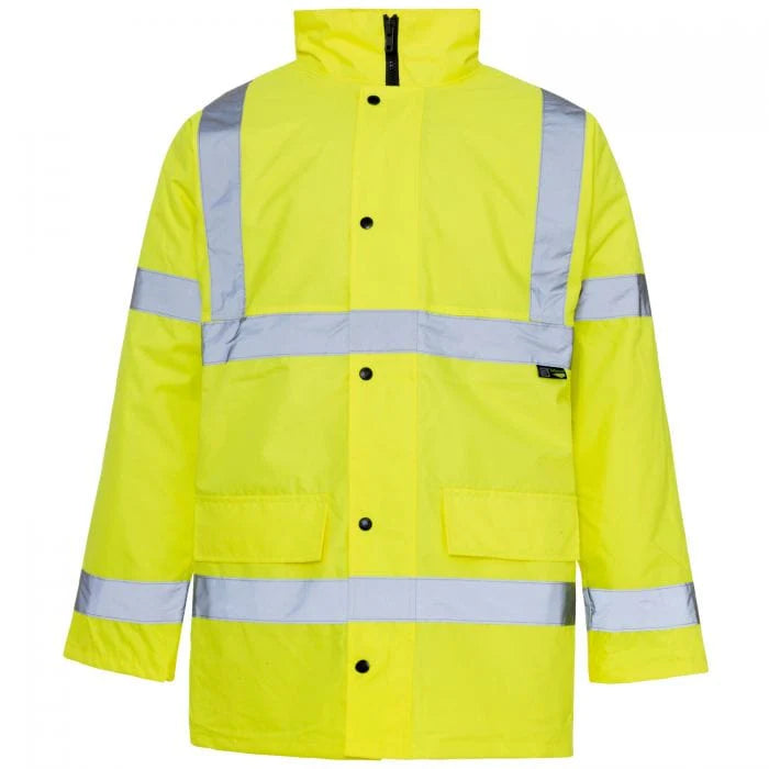 Hi Vis Parka Jacket – Waterproof Security Workwear Jacket