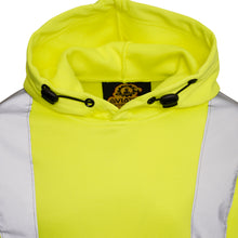 Load image into Gallery viewer, High Vis Kids Pullover Hoodie - Yellow/Navy
