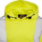 High Vis Kids Pullover Hoodie - Yellow/Navy