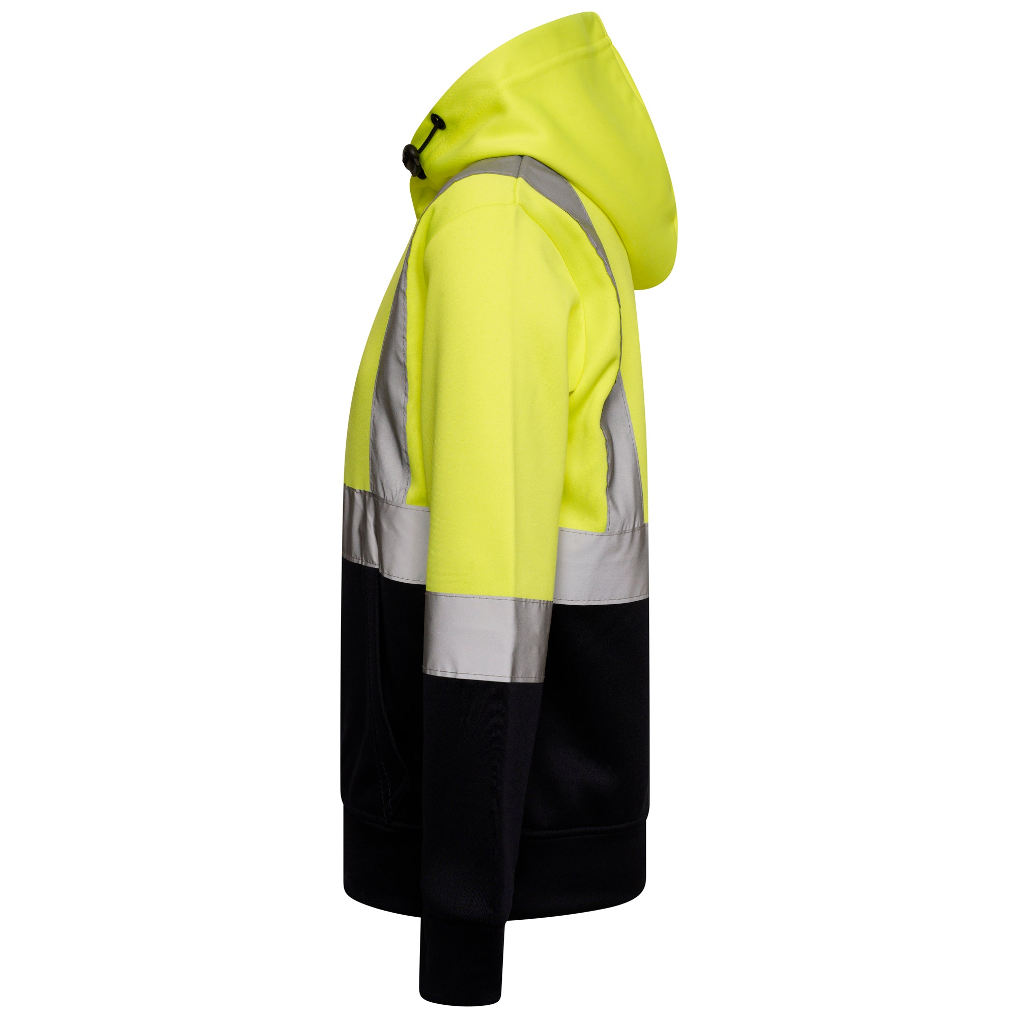 High Vis Kids Pullover Hoodie - Yellow/Navy