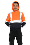 Kids Hi Viz Vest Children's High Vis Jacket Visibility Waistcoat Top Safe Hoodie