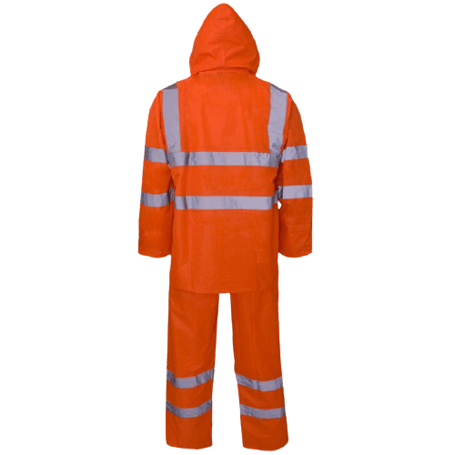 Reflective Orange Rainsuit - Aviator London