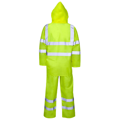 Reflective Yellow Rainsuit - Aviator London