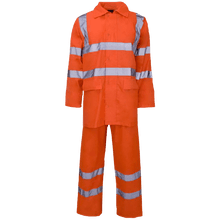 Load image into Gallery viewer, Reflective Orange Rainsuit - Aviator London
