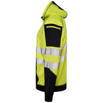 Aviator London Hi Vis Hoodie High Vis 3 Pockets 5 thread Pullover Hoodies - Yellow/Navy