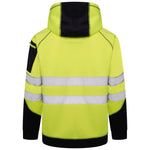 Aviator London Hi Vis Hoodie High Vis 3 Pockets 5 thread Pullover Hoodies - Yellow/Navy