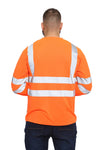 Aviator London High Vis Long Sleeve Shirt - Orange