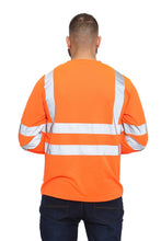 Load image into Gallery viewer, Aviator London High Vis Long Sleeve Shirt - Orange

