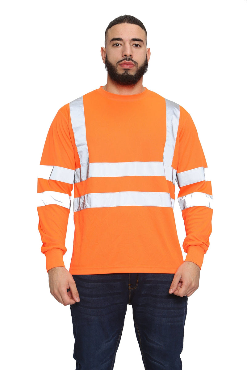 Aviator London High Vis Long Sleeve Shirt - Orange