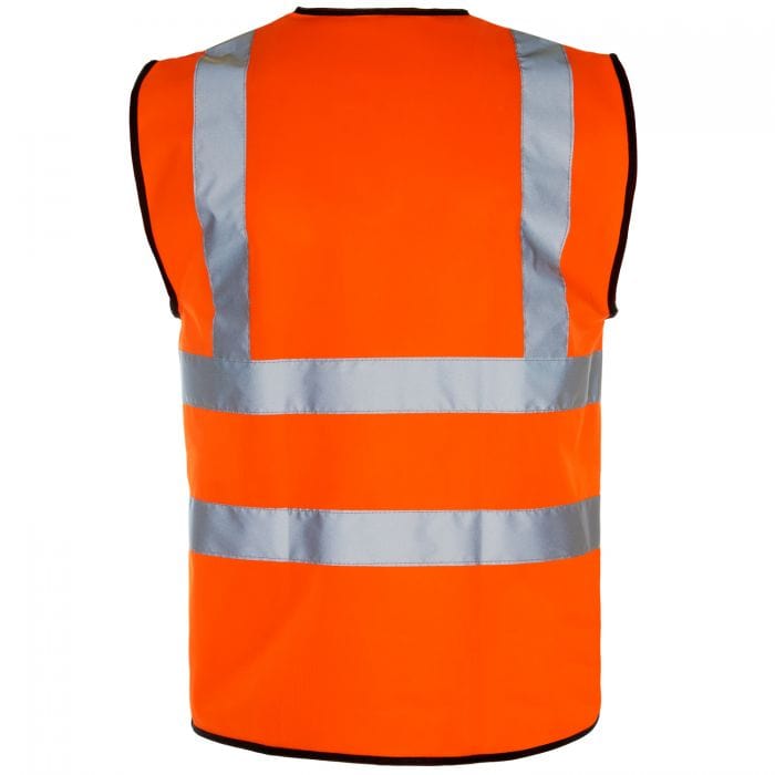 Aviator London High Visibility Waistcoat Vest - Orange