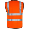 Aviator London High Visibility Waistcoat Vest - Orange
