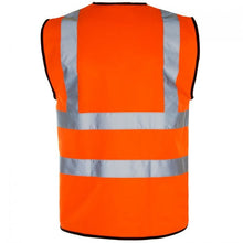 Load image into Gallery viewer, Aviator London High Visibility Waistcoat Vest - Orange
