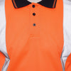 Aviator London ISO 20471 Class 2 Polo Shirt Orange/Navy
