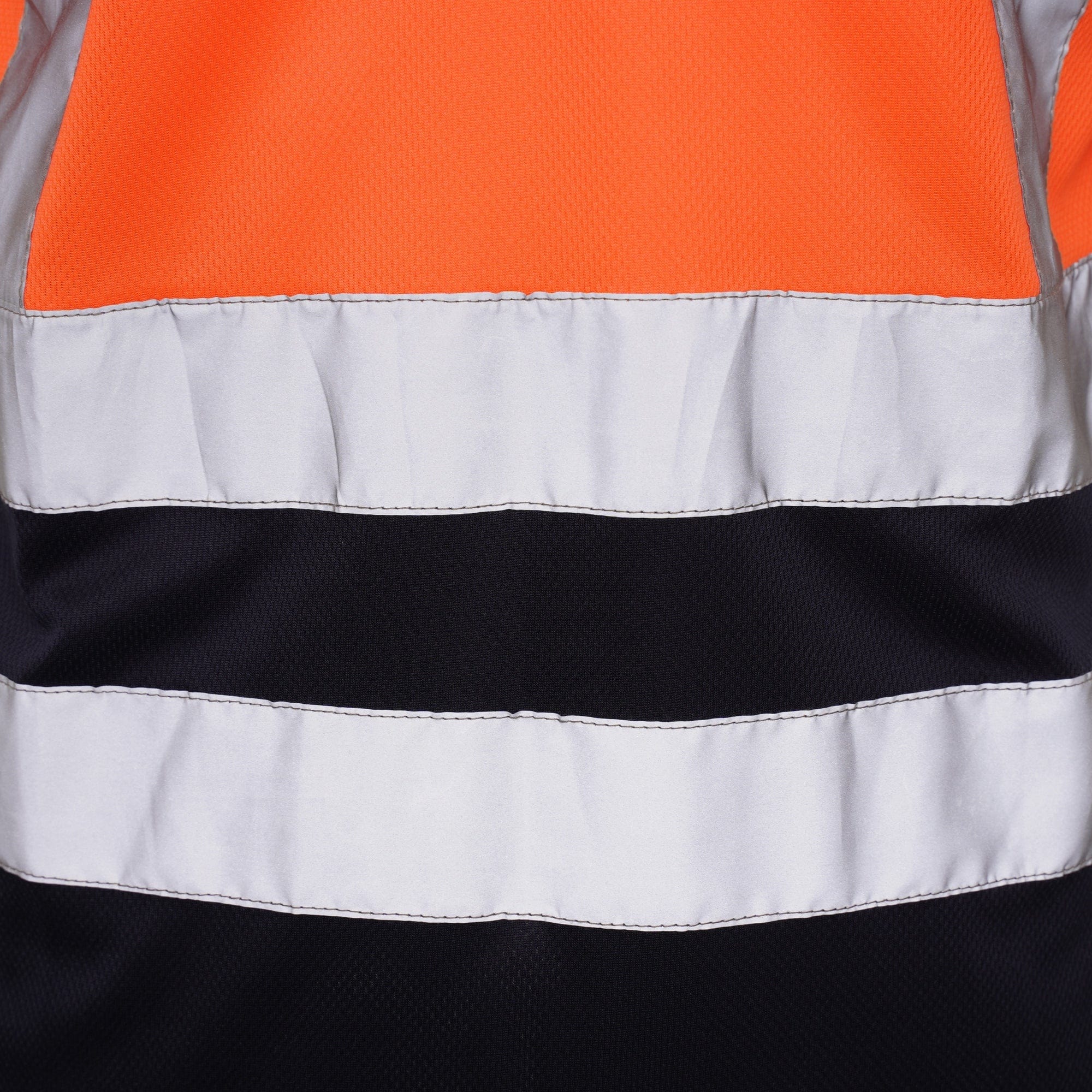 Aviator London ISO 20471 Class 2 Polo Shirt Orange/Navy