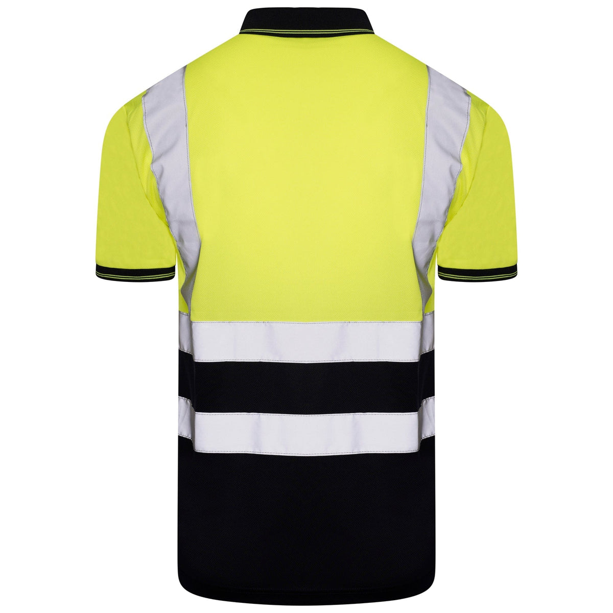 Aviator London ISO 20471 Class 2 Polo Shirt Yellow/Navy