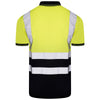 Aviator London ISO 20471 Class 2 Polo Shirt Yellow/Navy