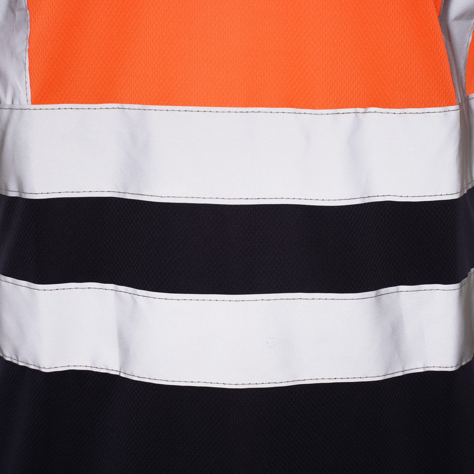 Aviator London ISO 20471 Class 2 T-Shirt Orange/Navy