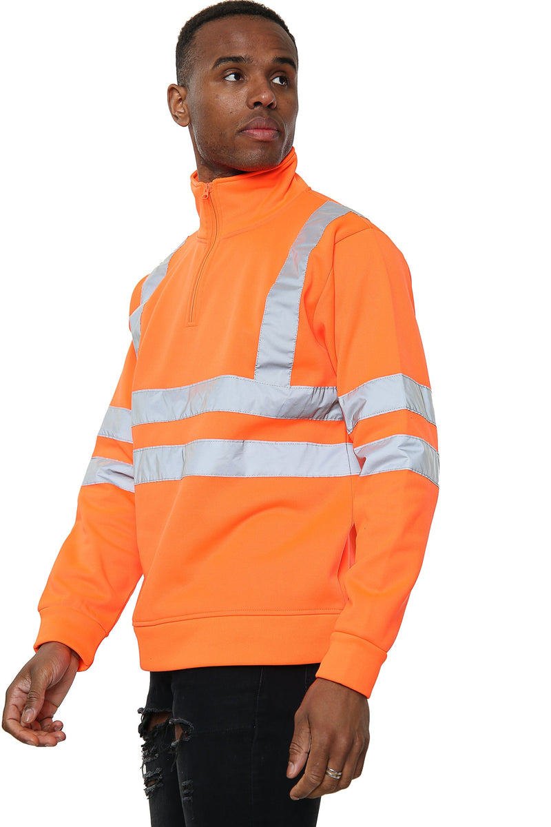 Aviator London ISO 20471 Class 3 Quarter Zip Orange