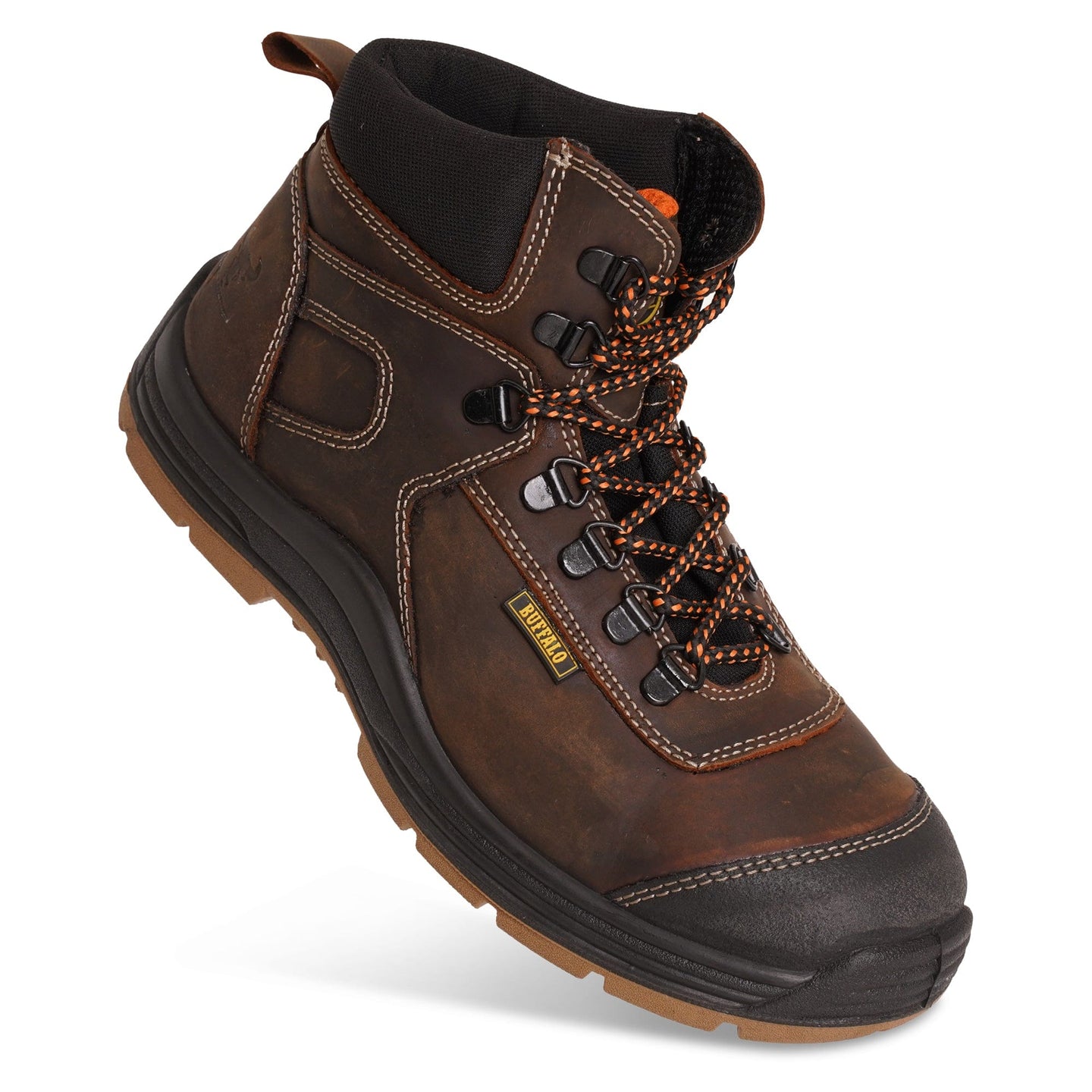 Mens work boots brown deals